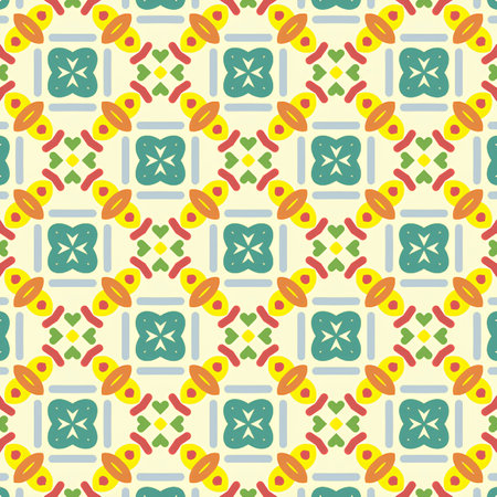Seamless background pattern. Abstract geometric pattern. Vector illustration.の写真素材