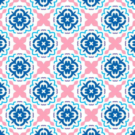 Ethnic boho seamless pattern. Traditional ornament. Tribal pattern. Folk motif. Can be used for wallpaper, textile, wrapping, web page background.の写真素材