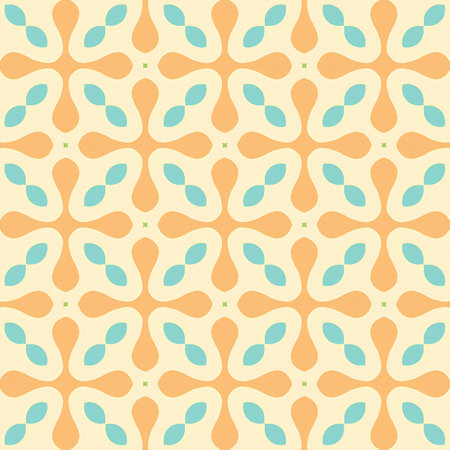 Seamless pattern with abstract geometric ornament. Repeating background.の写真素材