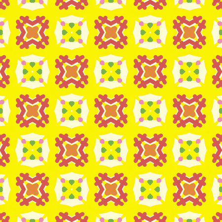 Seamless background pattern with a variety of multicolored lines.の写真素材