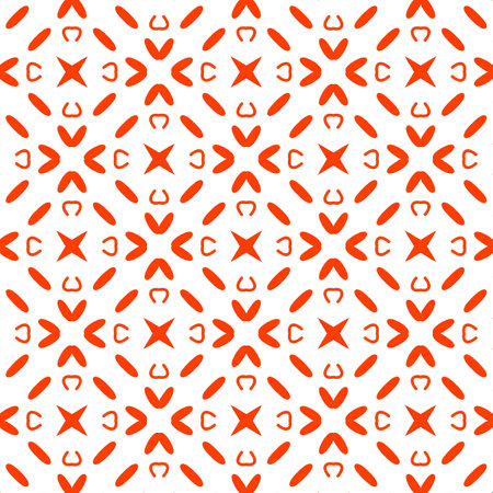 Seamless pattern with abstract ornament. Repeating sample figure and line. For fashion interiors design, wallpaper, textile industryの写真素材