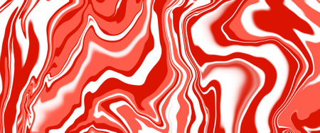 Abstract background with red and white stripes. 3d rendering, 3d illustration.の写真素材
