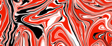 Marble texture background. Liquid marble pattern. Vector illustration. Red and black colors.の写真素材