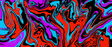 Marble texture abstract background. Vector illustration. Blue, red, pink, purple colors.の写真素材
