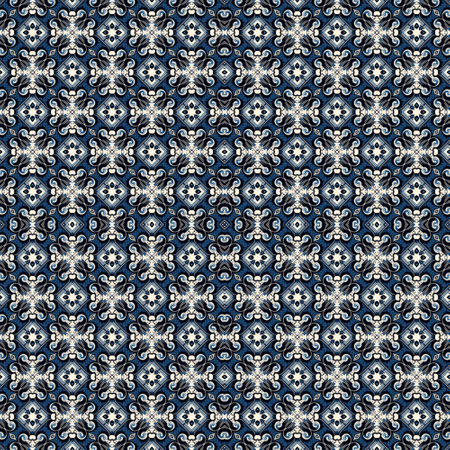Seamless pattern with abstract geometric ornament. For eg fabric, wallpaper, wall decorations.の写真素材