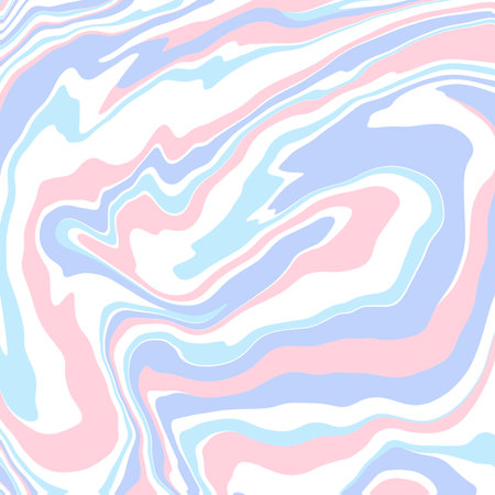 Abstract background with wavy stripes in pastel colors. Vector illustration.の写真素材