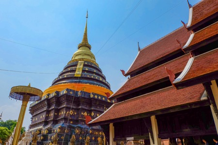 Temple in Northern of Thailandの写真素材