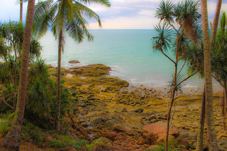 Khao Pi Lai Beach, Phang-nga of Thailand の写真素材