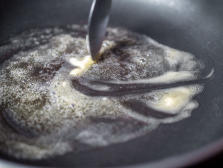 Melted Butter On Non Stick Pan