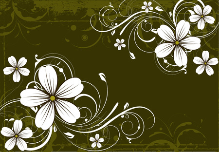 Abstract floral background. Suits well for design.のイラスト素材