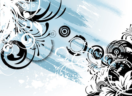 Abstract floral background. Suits well for design.のイラスト素材