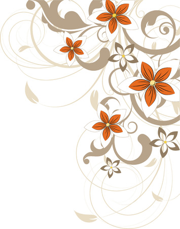 Abstract floral background. Suits well for design.のイラスト素材