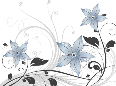 Abstract floral background. Suits well for design.のイラスト素材