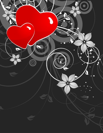 Valentine day backgroundのイラスト素材