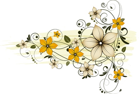 Abstract floral background for design.のイラスト素材