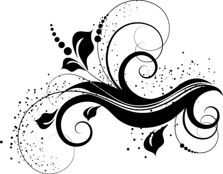 Abstract floral background for design.のイラスト素材