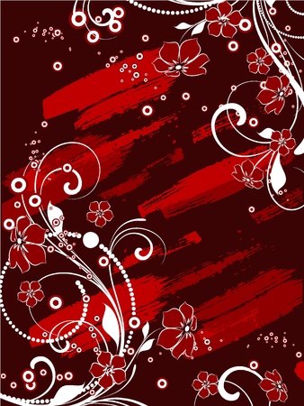 Abstract floral background for design.のイラスト素材