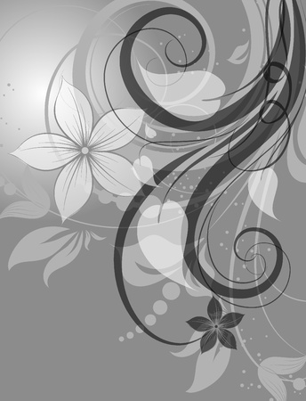 Abstract floral background for design.のイラスト素材