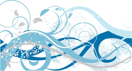 Abstract flroal background. Suits well for design.のイラスト素材