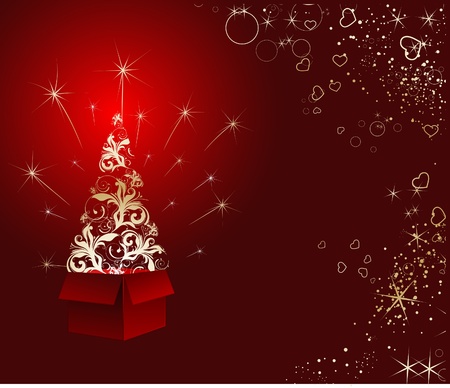 Christmas abstraction.のイラスト素材