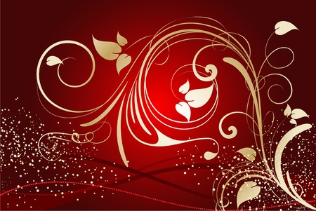Abstract flroal background for using in designのイラスト素材