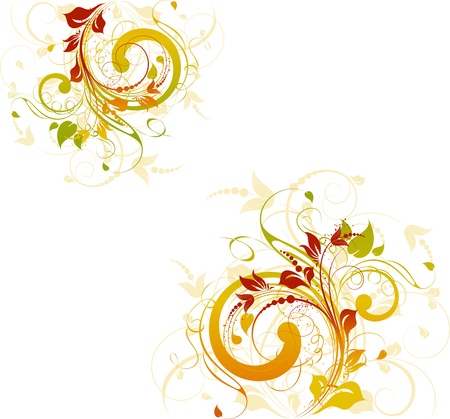 Floral backgroundのイラスト素材