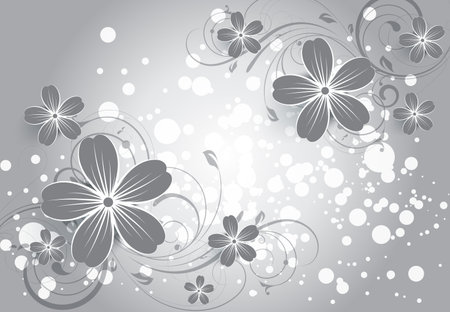 Abstract floral background for designのイラスト素材