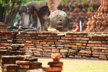 Wat Ayutthaya of Thailandの写真素材