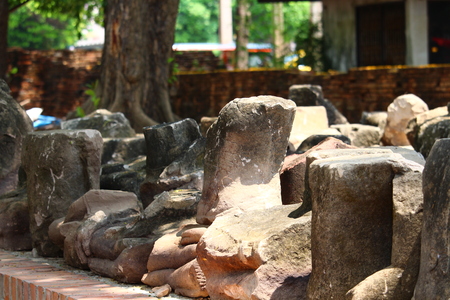 Ayutthaya temple of Thailandの写真素材