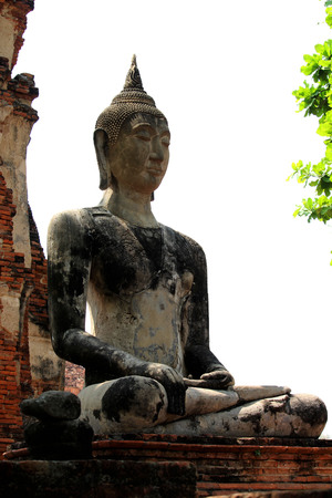 Ayutthaya temple of Thailandの写真素材