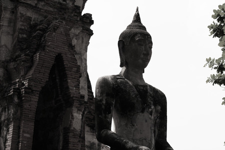Ayutthaya temple of Thailandの写真素材