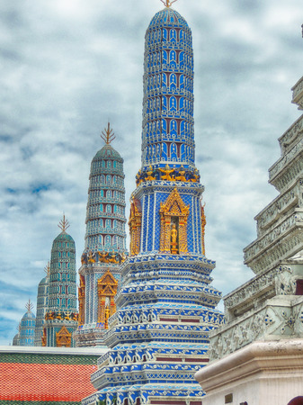 Wat Phra Chetuphon Vimon Mangala (Wat Pho), Bangkok, Thailandの写真素材