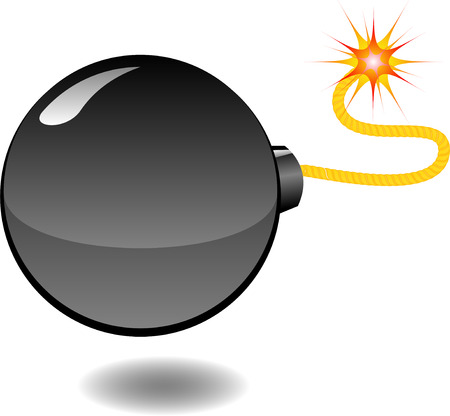 Bomb - series of caricatures of bombsのイラスト素材