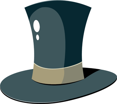Top Hat over white. EPS 8のイラスト素材