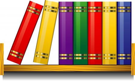 Bookshelfのイラスト素材