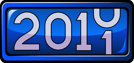 New Year display 2011. EPS8のイラスト素材