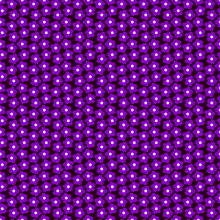 Purple seamless pattern with small flowersの写真素材
