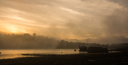 Sunrise this morning lifestyle at thailandの写真素材