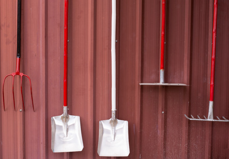 Equipment in the livelihood of farmers of thaiの写真素材