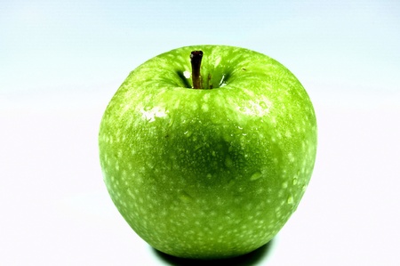 Apple green Fruit is a delicious, people all over the world.の写真素材