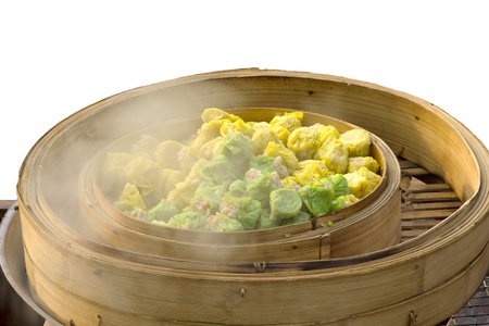 Dumpling Wonton or dumpling is a popular food to eat and can leave the target  Breakfast like a lot of Chinese people in Thailand の写真素材