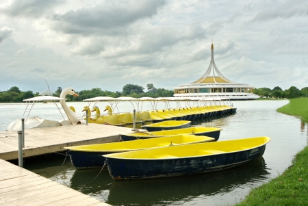 Bangkok Suan Luang Rama 9 Park is the lungs  A source of Bangkok, Thailand のeditorial素材
