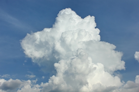 Beautiful clouds and sky in sunny day.の写真素材