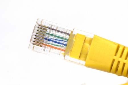 Ethernet Internet connection digital.の写真素材