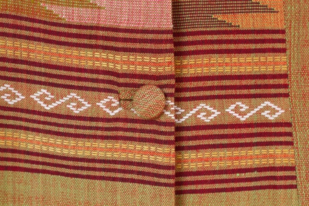 Thailand is made of hand-woven cotton fabric. Are most commonly used in the Northeast of Thailand.の写真素材