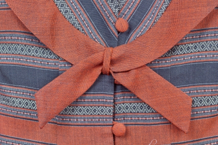 Thailand is made of hand-woven cotton fabric. Are most commonly used in the Northeast of Thailand.の写真素材