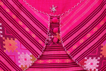 Thailand is made of hand-woven cotton fabric. Are most commonly used in the Northeast of Thailand.の写真素材