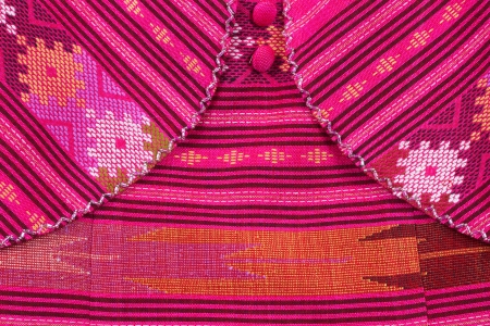 Thailand is made of hand-woven cotton fabric. Are most commonly used in the Northeast of Thailand.の写真素材