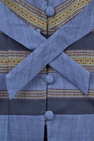 Thailand is made of hand-woven cotton fabric. Are most commonly used in the Northeast of Thailand.の写真素材