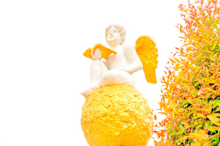 Goddess of learning The statue reflects an agent's learningの写真素材